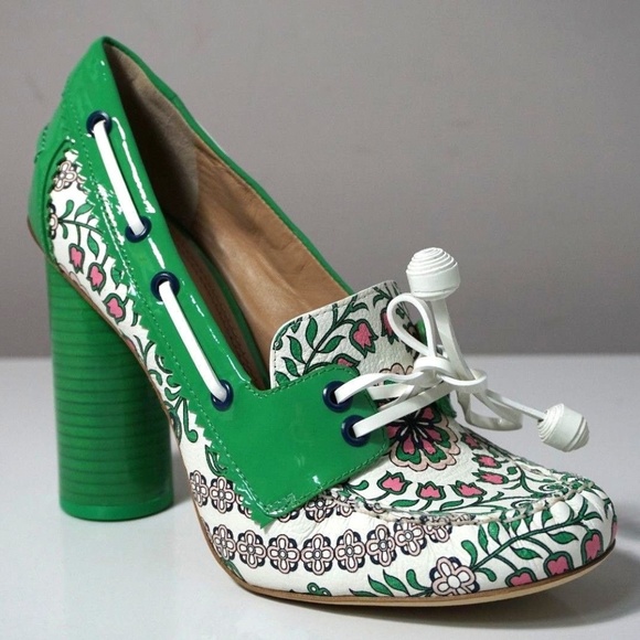 Tory Burch Garden Party Fisher 110mm Loafer Pump - Picture 3 of 8